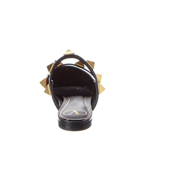 Valentino Roman Stud Leather Flat - Picture 3 of 6